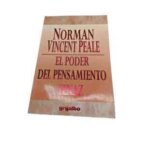 Norman Vincent Peale El Poder del Pensamiento Tenaz Spanish Paperback Book